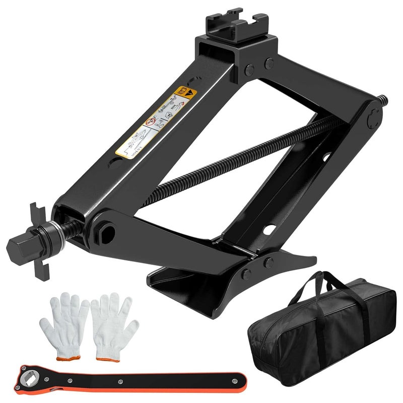 IMAYCC Scissor Jack for Car, Portable Car Jack Kit 4409 lbs (2 Ton), Universal Tire Change Kit for Auto/SUV/MPV - Image 1