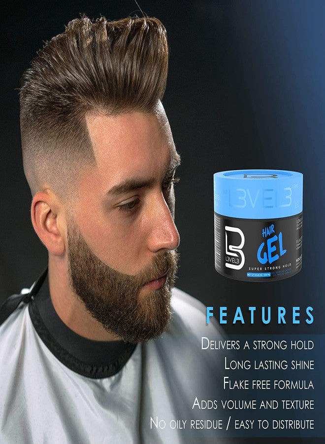 L3 - Hair Gel - Super Strong Hold - Flake Free - Long Lasting Shine - For Men and Women - Level 3 Gel - Add Volume and Texture - Image 5