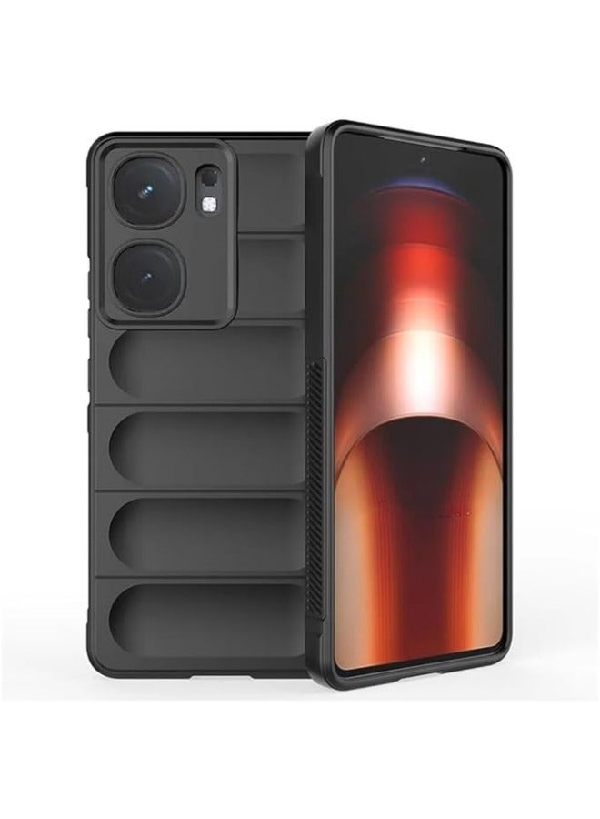 Liquid Silicone Case Compatible with IQOO NEO 9/9 Pro with Camera Lens Protection, Anti-Scratch Soft Microfiber Lining, Rubber Full Body Shockproof Cover - Image 1