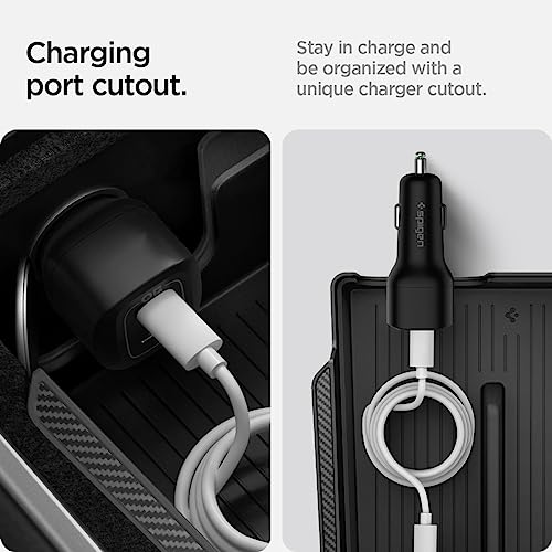 Spigen Armrest Console Organizer for Tesla Model Y (2020-2024) & 3 (2017-2023) [Not Compatible with Model Y Juniper 2025/26 and 3 Highland (2024/25)] - Image 5