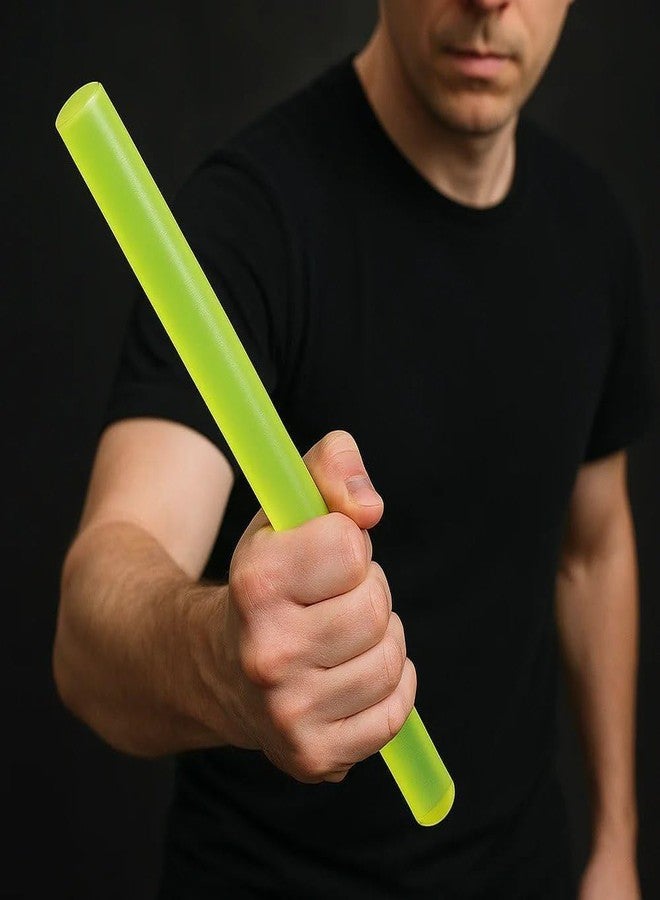 Brigst Industrial Grade Polyurethane Rubber Rod, Translucent Yellow-Green, 15-300mm Diameter x 500mm Length, Oil Resistant, High Strength PU Material for Industrial Applications - Image 1