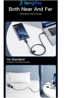 ESSAGER Ultra-Durable High Speed Charging 100W 5A And Syncing Data Display screen USB-C to USB-C Cable  - Image 4