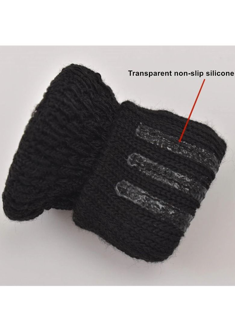 Knitted Furniture Elastic Chair Leg Socks Floor Protectors for Moving Easily Anti-scratch Reduce Noise Chair Leg Cover  - Image 3