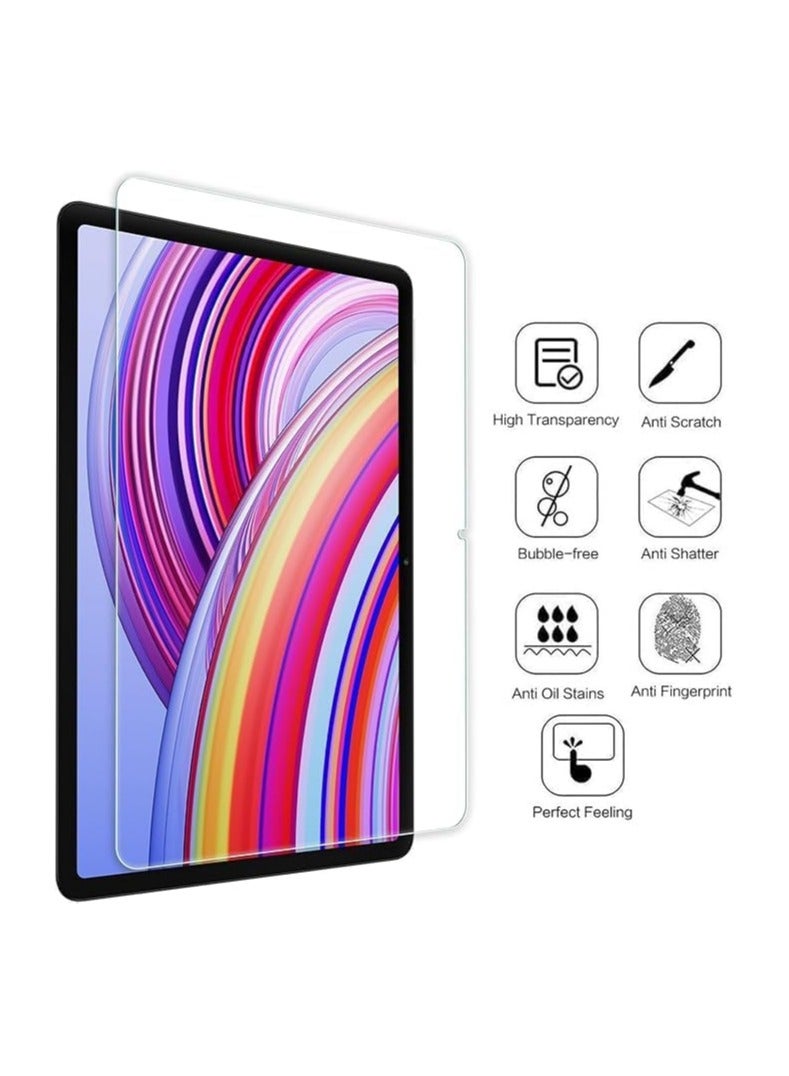 (2 Packs) Screen Protector for Xiaomi Redmi Pad M7 11 inch 2025, Tempered Glass, Scratch Resistant, Bubble Free, HD Transparent - Image 3