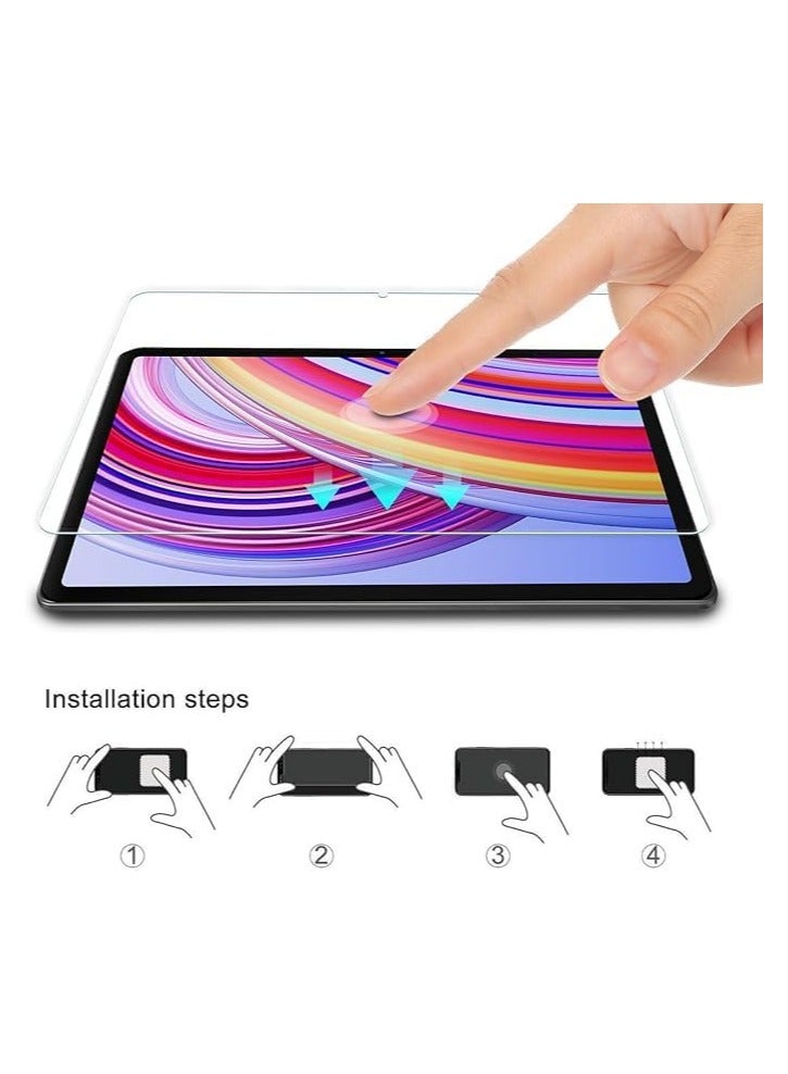 (2 Packs) Screen Protector for Xiaomi Redmi Pad M7 11 inch 2025, Tempered Glass, Scratch Resistant, Bubble Free, HD Transparent - Image 4