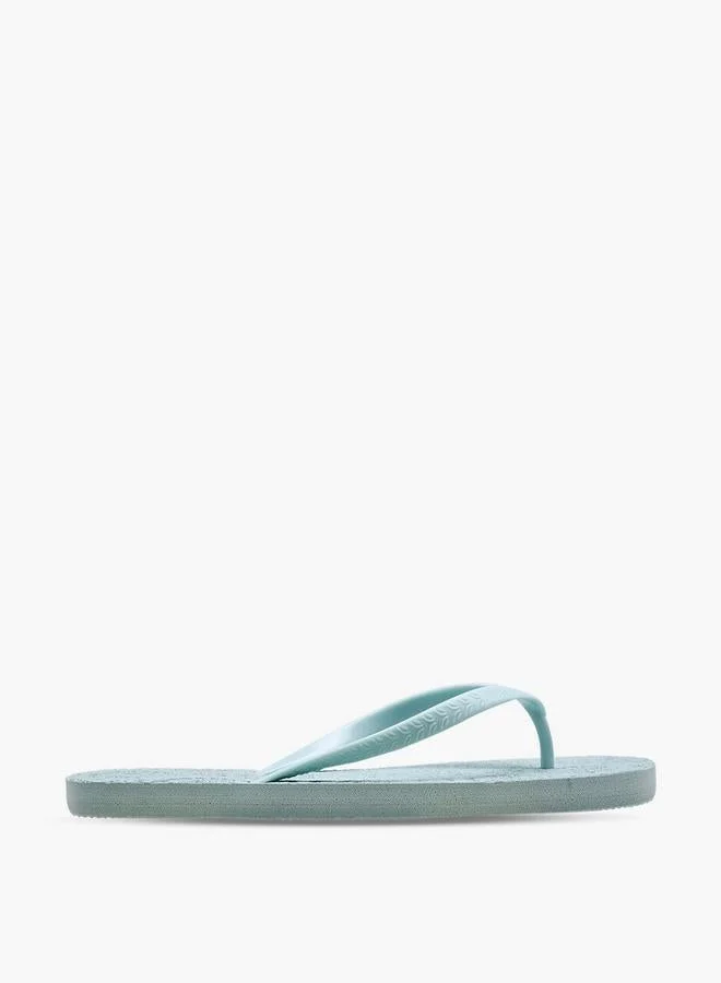 Celeste Women Floral Textured Flip Flops