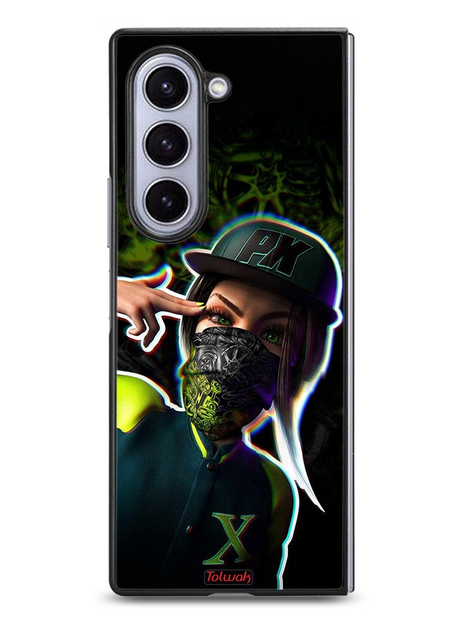 Tolwak Samsung Galaxy Z Fold6 Protective Case Cover Girls Aesthetic Art - Image 1