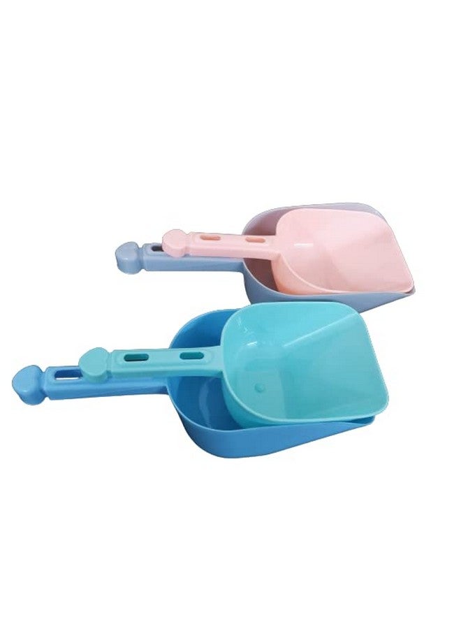 CSM Multipurpose Plastic Scoop | Plastic Scoops for Grain, Flour, Sugar (Pack of 4) - Image 4