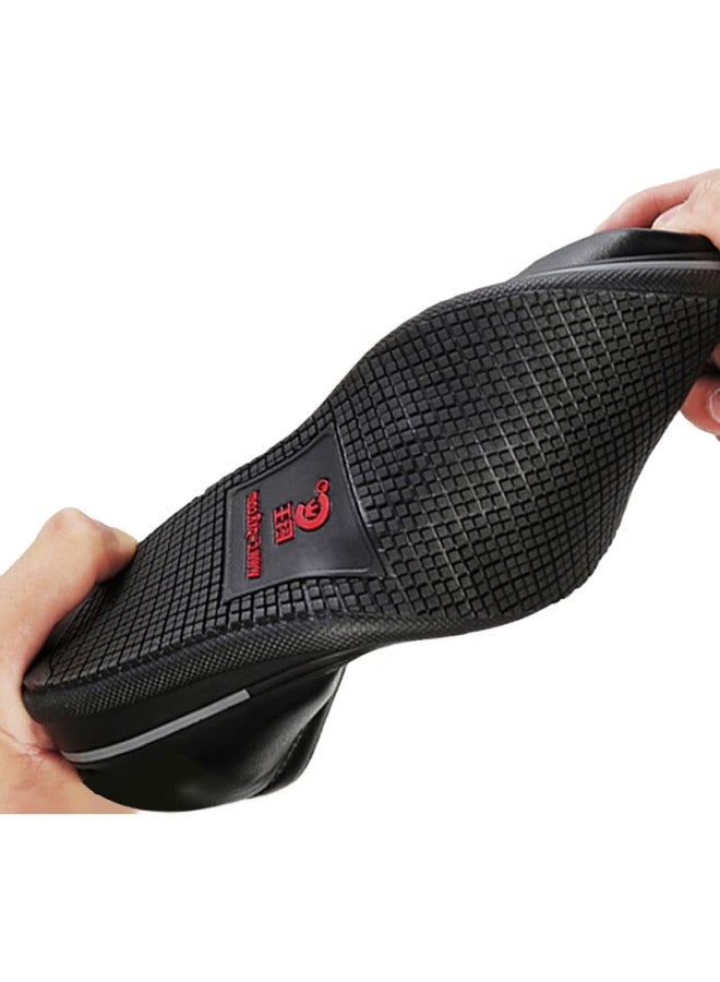 Kitchen King Chuwang Chef Shoes For Men, Work Shoes, Non-Slip, Water-Resistant, Oil-Resistant, Kitchen And Hotel Back-Of Leather Shoes, 5222, Size 43 - Image 2