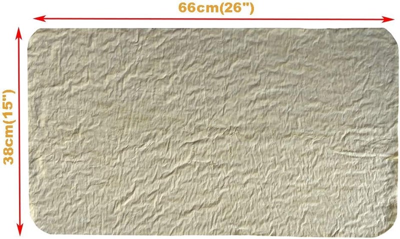 Ayvicco Premium Chamois Drying Cloth Car Drying Towel 26" x 15" Super Absorbent Fast Drying Chamois Environmental and Durable Car Wash Cloth Accessory - Yellow - Image 3