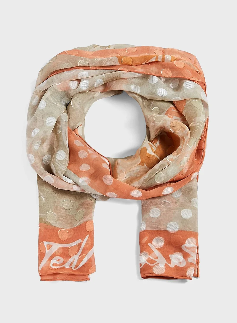Ted Baker Alanny Floral Printed Long Scarf