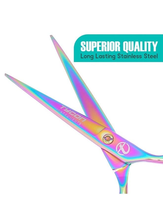 Tycon Instruments - Hair Scissors - Hair Cutting Scissors Professional - Attractive 6.0 Inch Razor Edge Blade Professional Hair scissors - Premium Hair Shears for Women and Men - Image 1