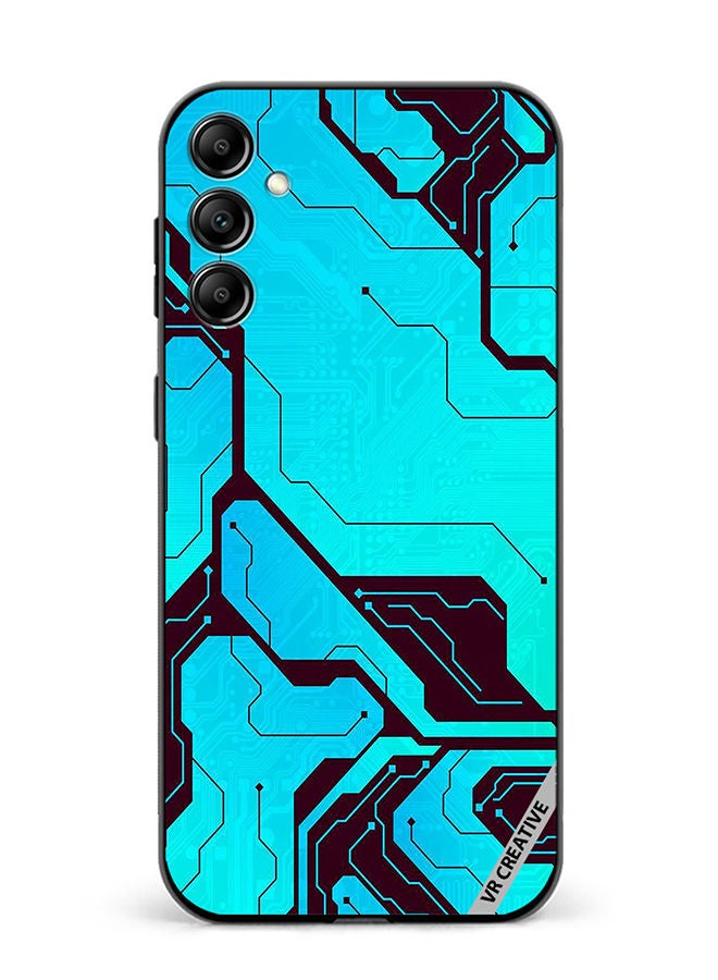 VR CREATIVE Protective Case Cover For Samsung Galaxy A54 Tech A-02 Design Multicolour - Image 1