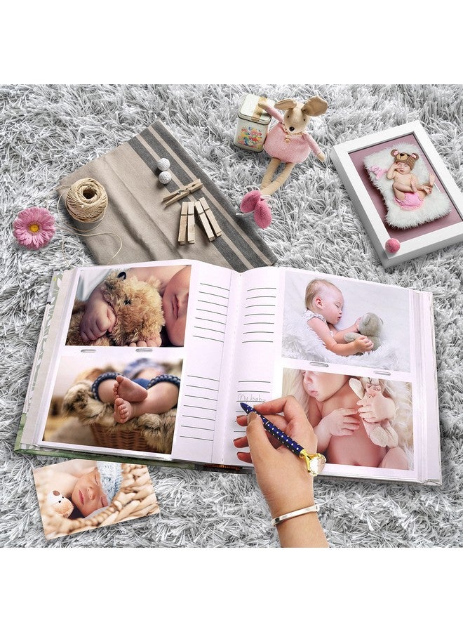 Holoary Baby Photo Album 4” x 6” 160 Photos, Newborn Baby Keepsake Gifts for Baby Boy/Girl and New Parents, Woodland Animals Design - Image 4