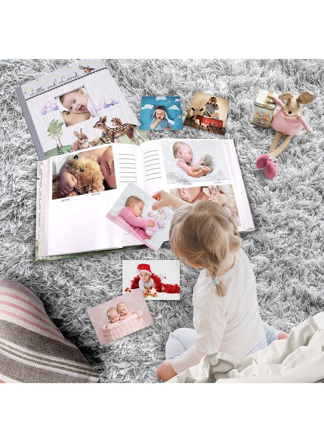 Holoary Baby Photo Album 4” x 6” 160 Photos, Newborn Baby Keepsake Gifts for Baby Boy/Girl and New Parents, Woodland Animals Design - Image 5