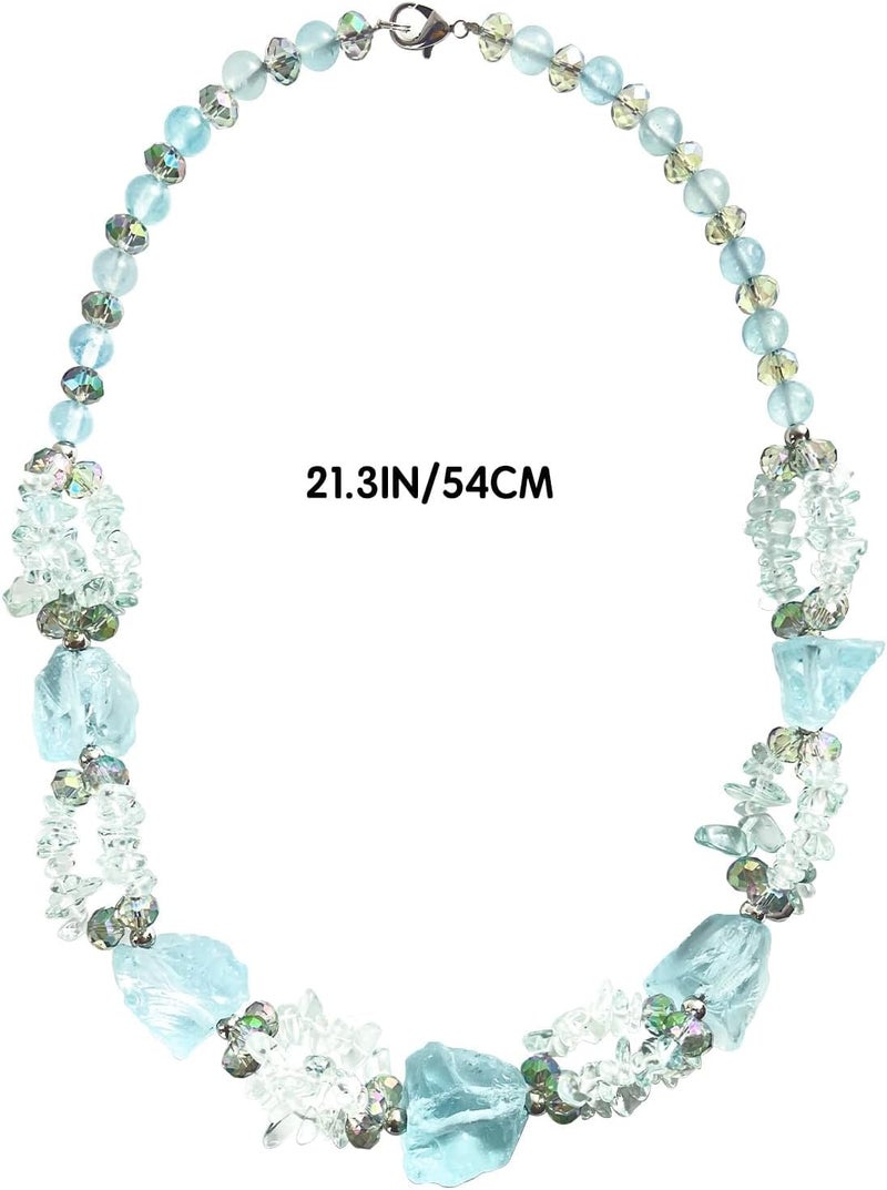 Excefore Boho Chunky Beaded Necklace Set with Natural Stones – Handmade Layered Jewelry for Women, Trendy Summer Fashion Accessory, Durable Lightweight Gift Idea for Casual & Bohemian Outfits - Image 5