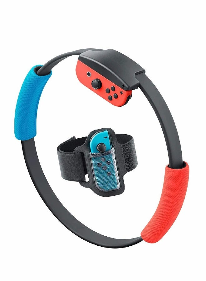 Switch Ring Leg Belt Grip Yoga Rally Exercise Ring Leggings Set, Controller Gaming Accessories Adjustable Elastic Band  - Image 1