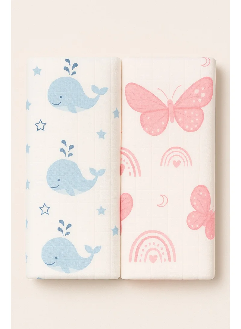 تامي تومي – لفافات أطفال مطبوعة لحديثي الولادة (عبوة من 2)