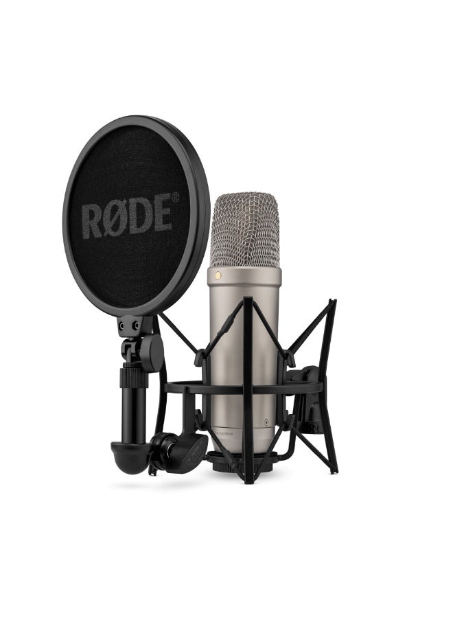 RODE NT1 5th Generation Studio Condenser Microphone - Silver NT1GEN5 Nickel - Image 1