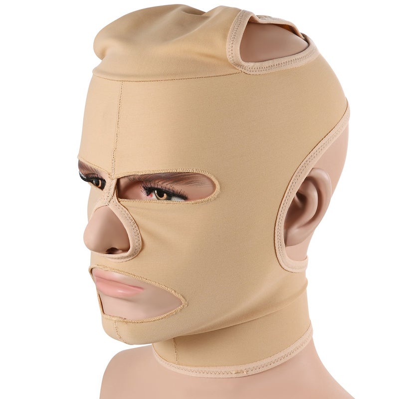 Vtrem Face Strap for Wrinkles Full Face Ultra Thin Chin Slimming Band Anti Wrinkle Lady Facial Anti-Aging Belt, Size M