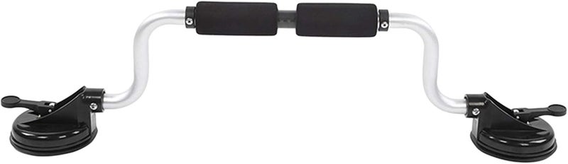 klarako Kayak Suction Cup Holder, Canoe Load Assist Rack Kayaks and Canoes Roof, Boat Roller for Travel, Silver - Image 1