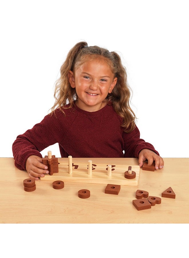 Excellerations Wooden Shape Number Counter - Natural - Image 5