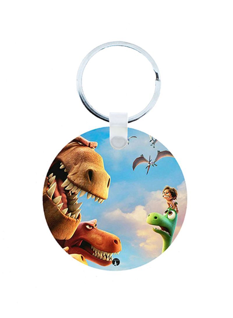 Good Dinosaur Wooden Keychain
