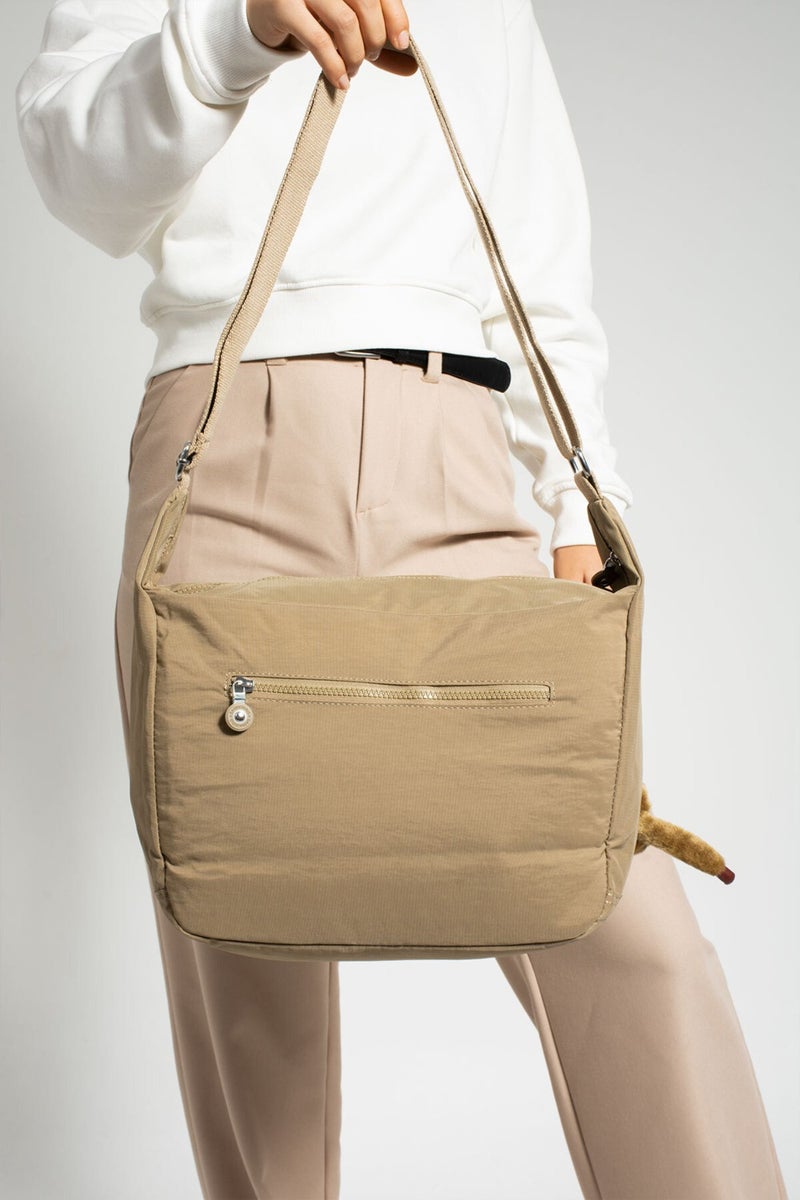 Sanmorris Women's Waterproof Fabric Multi-Eye Crossbody School Travel and Shoulder Bag  - Image 3