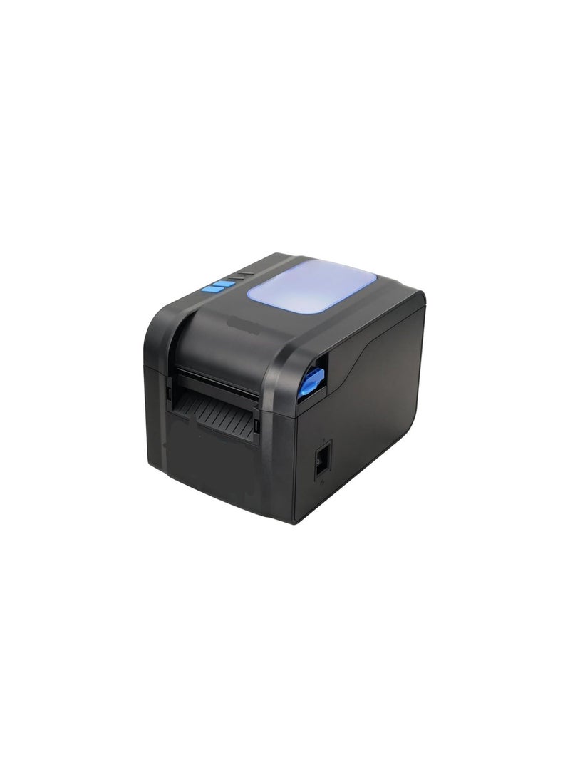 Thermal Barcode Sticker Printer – High-Speed Label Printer for Bulk Printing, USB Connection – Black  - Image 2
