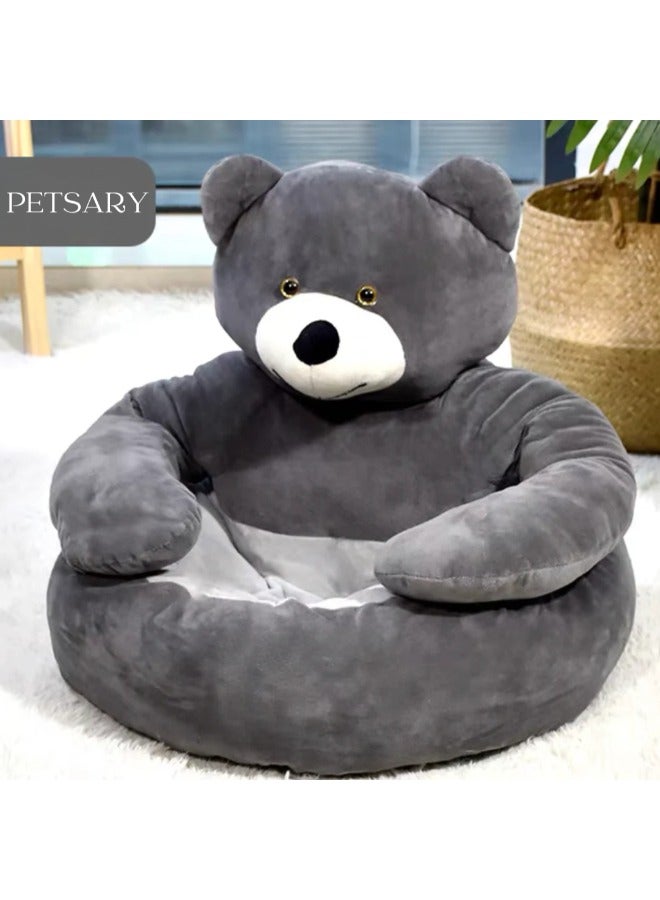 PETSARY | Bear Hug bed Cuddler Bear Dog Beds, Super Soft Plush Pet Beds, Warming Comfy Calming Dog Bed, Warm Lovely Bear Hug Plush Nest Washable Cat Bed For small dogs - Image 5