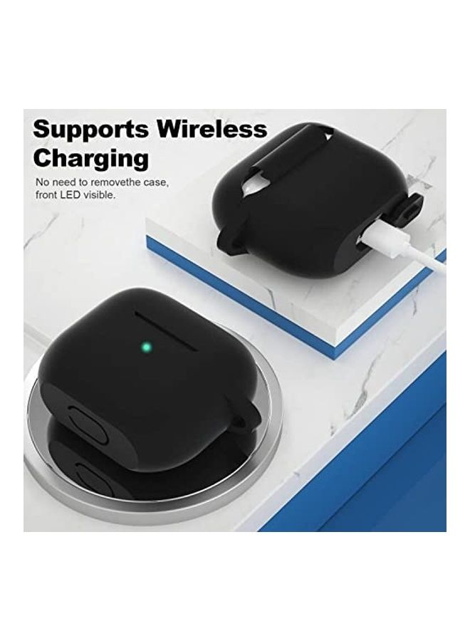Black Protective Silicone Case for Apple AirPods Third Generation - Image 2