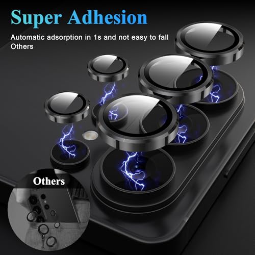 YWXTW Camera Lens Protector for Samsung Galaxy S26 Ultra, [5X Stronger] Individual Metal Ring Tempered Glass Camera Cover for Galaxy S26 Ultra Accessories, Anti Scratch, 1 Set - Image 5