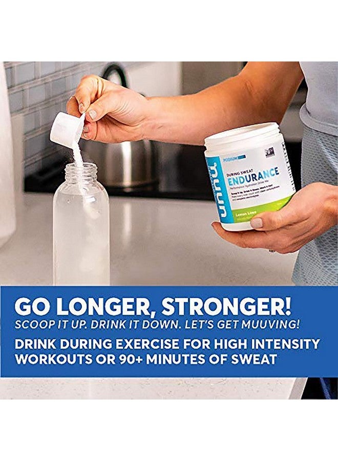 Nuun Hydration Endurance Powder, Lemon Lime, Workout Support,5 Essential Electrolytes for Hydration + Carbohydrates, Vegan, Non-GMO, (16 Servings - Canister) - Image 5