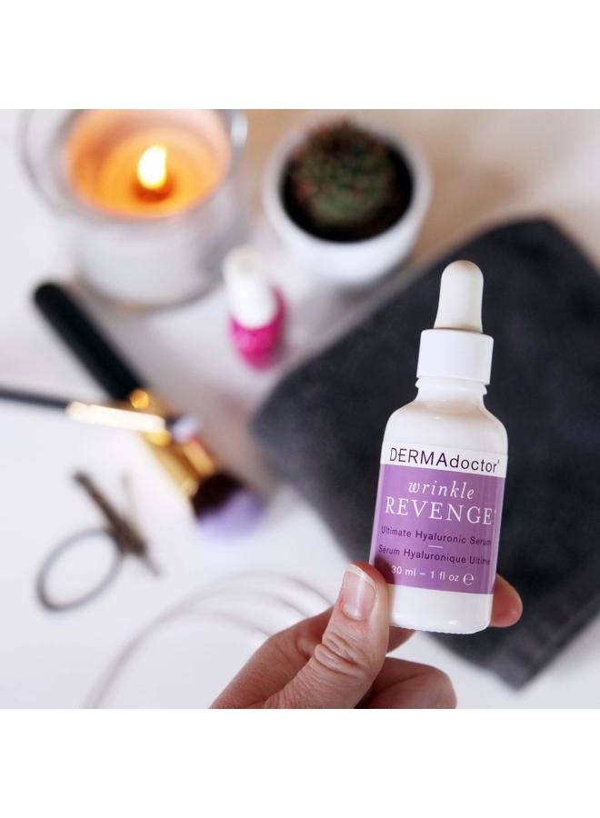 DERMAdoctor سيروم الهيالورونيك أسيد المضاد للشيخوخة من ديرماتولوجيست، سيروم مرطب، حشو تجاعيد و برايمر مرطب خالي من العطور - 1 أونصة سائلة - Image 3