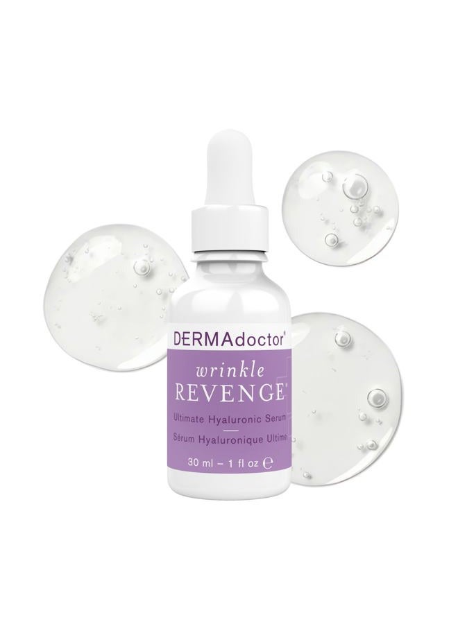 DERMAdoctor سيروم الهيالورونيك أسيد المضاد للشيخوخة من ديرماتولوجيست، سيروم مرطب، حشو تجاعيد و برايمر مرطب خالي من العطور - 1 أونصة سائلة - Image 1