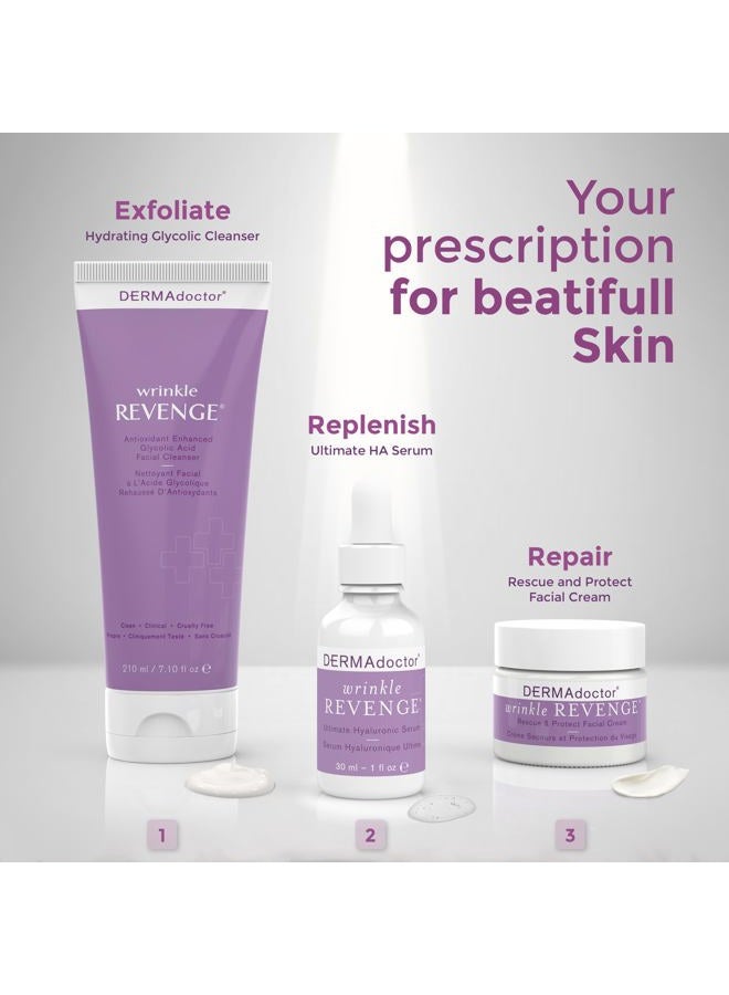 DERMAdoctor سيروم الهيالورونيك أسيد المضاد للشيخوخة من ديرماتولوجيست، سيروم مرطب، حشو تجاعيد و برايمر مرطب خالي من العطور - 1 أونصة سائلة - Image 4