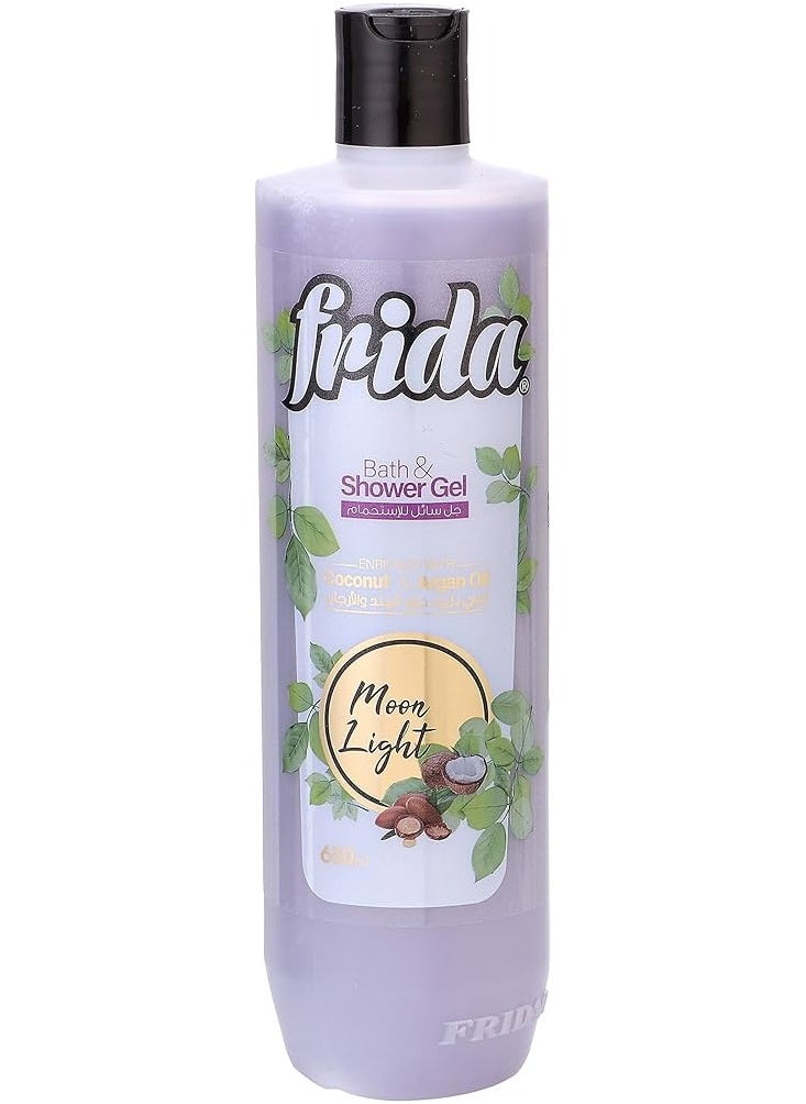 Frida - Frida Bath & Shower Gel Moon Light 650 Ml + Lofa Multi Color - Image 1