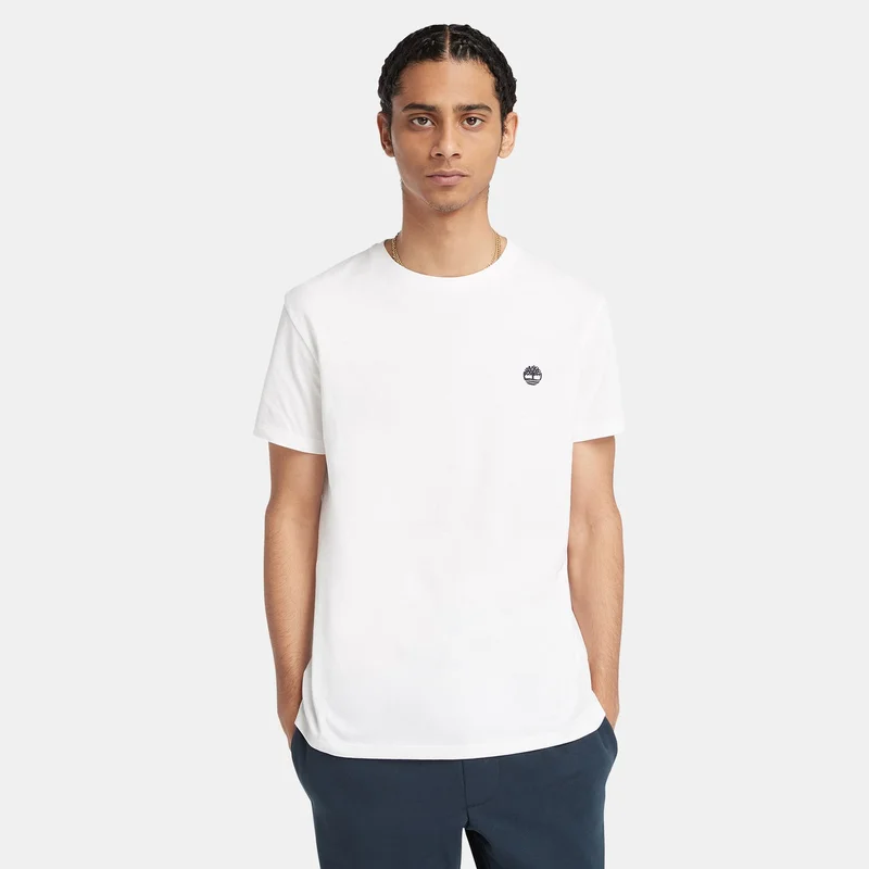 Timberland Men's Oyster River Chest Logo T-Shirt