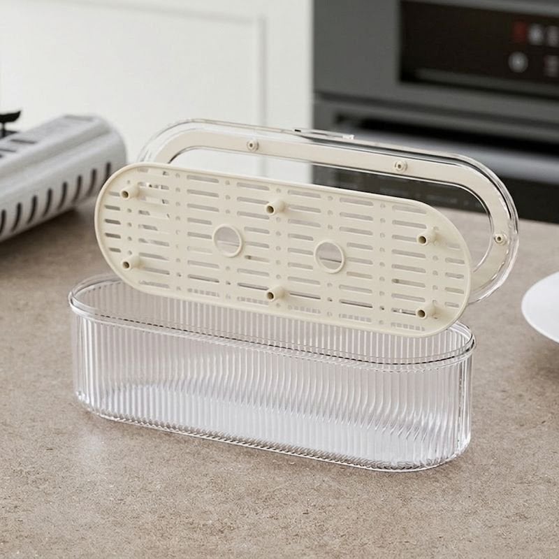 MET Dustproof Chopstick Holder with Lid, Simple Drainage Design for Western  Restaurants - Image 4