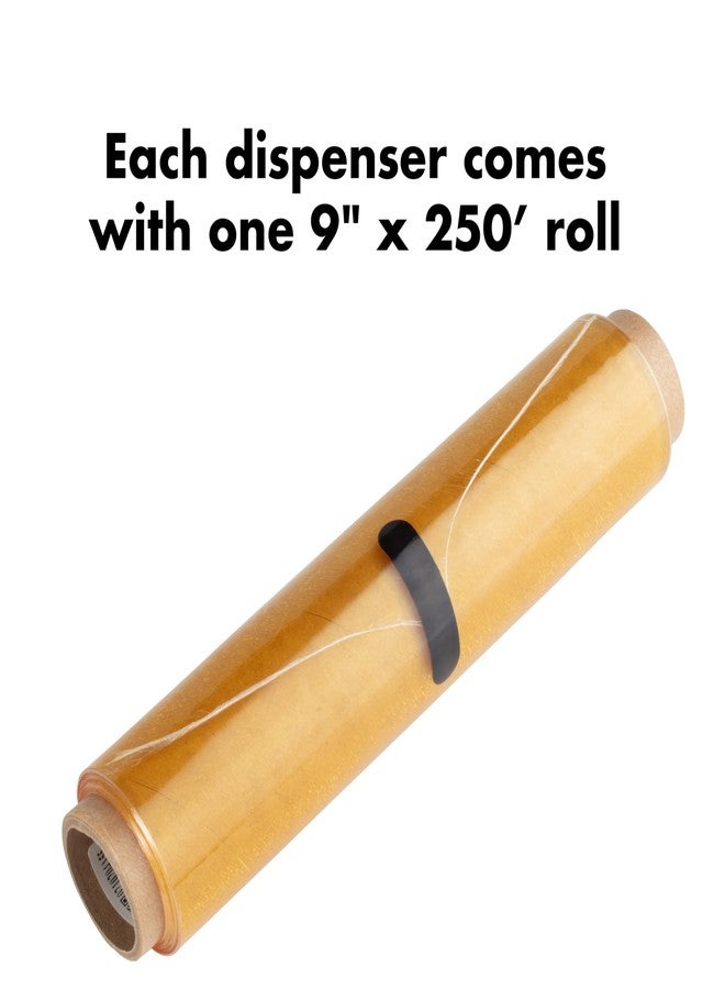 Chicwrap Subway Tile Refillable Plastic Wrap Dispenser - One 9" x 250' Roll of Professional Grade Plastic Wrap - BPA Free and Kosher Certified - Reusable Dispenser w/Slide Cutter - Image 3