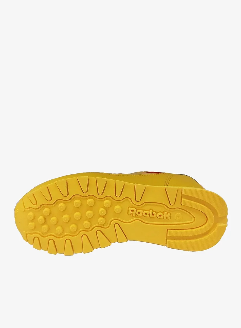 Reebok Cobalt /Purple Skills/Solar Acid Yellow Reebok Classic Leather Kids Unisex Shoes  | Best Price UAE