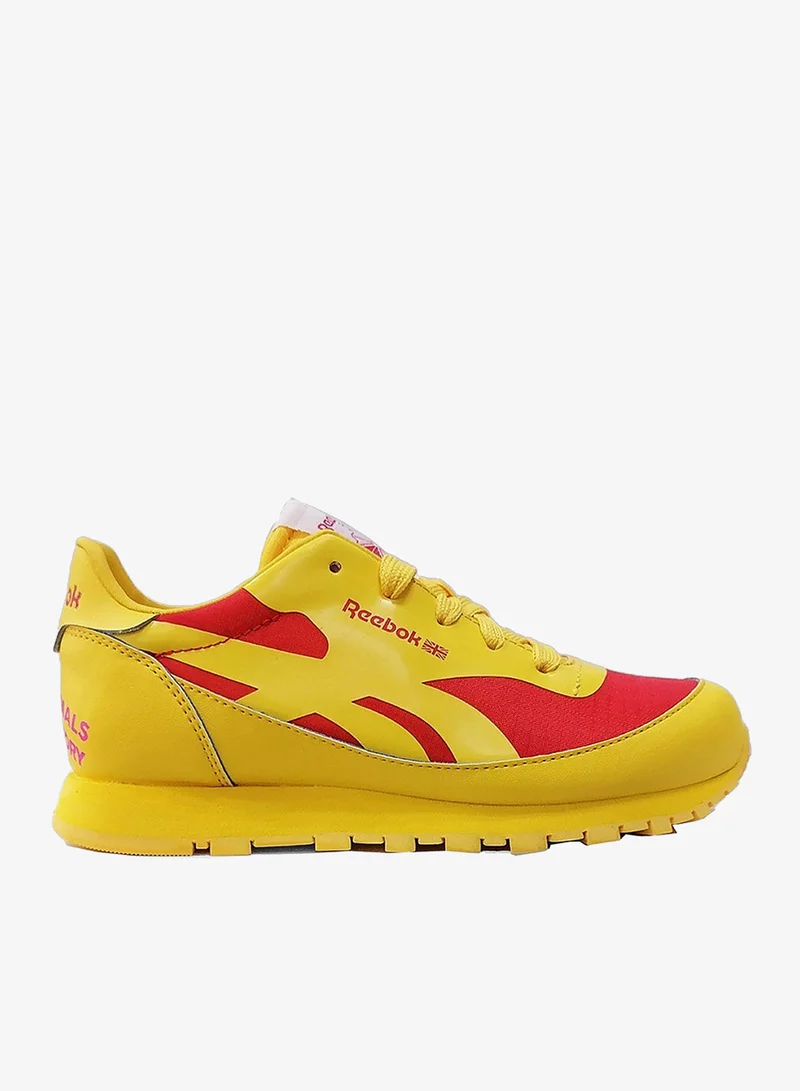 Reebok Cobalt /Purple Skills/Solar Acid Yellow Reebok Classic Leather Kids Unisex Shoes  | Best Price UAE