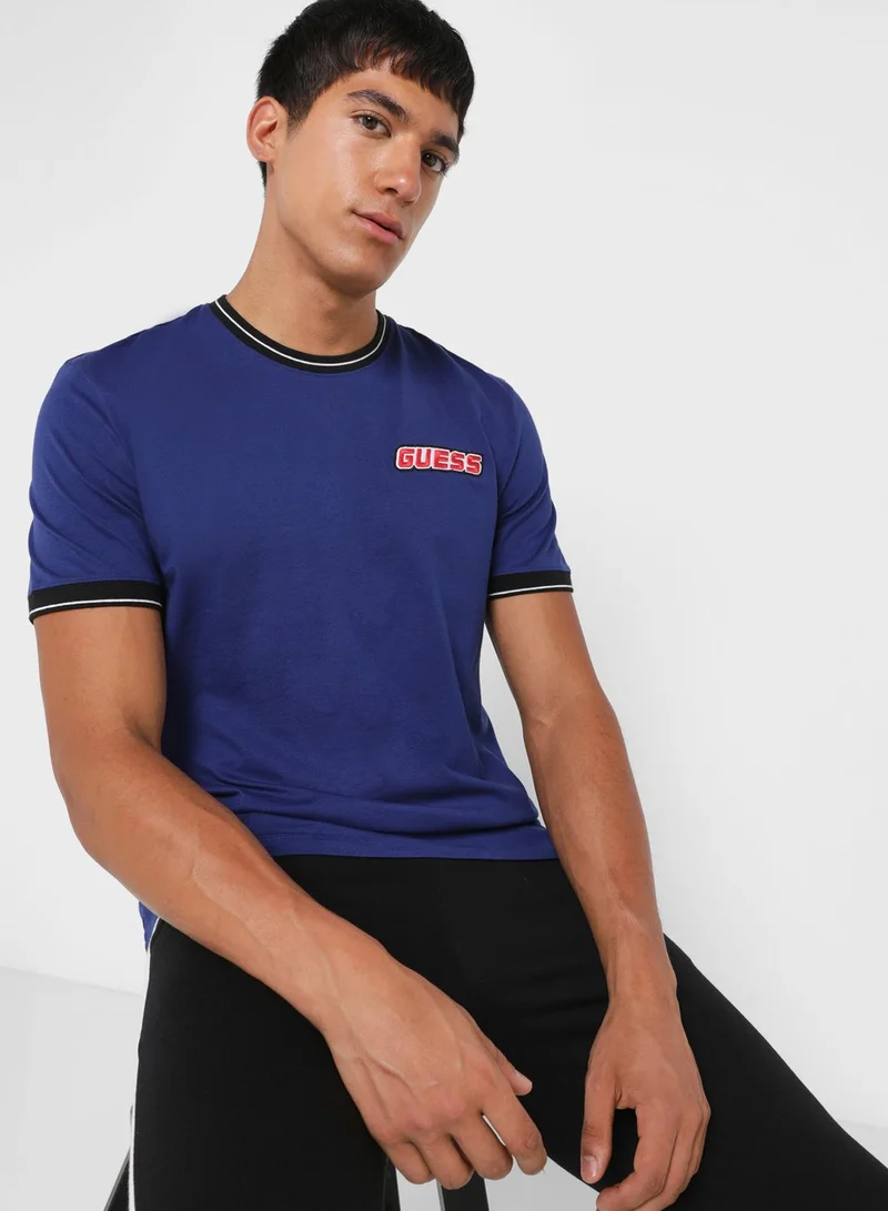 GUESS Casual Crew Neck T-Shirt