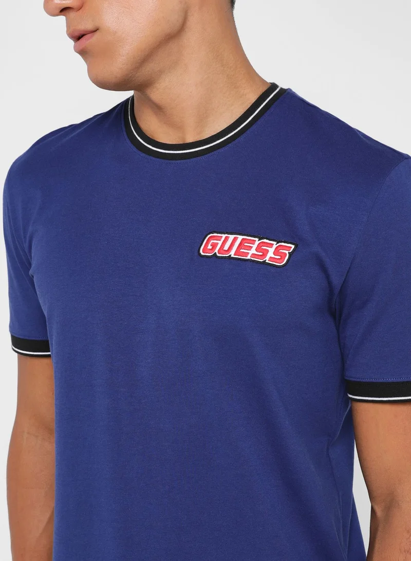 GUESS Casual Crew Neck T-Shirt