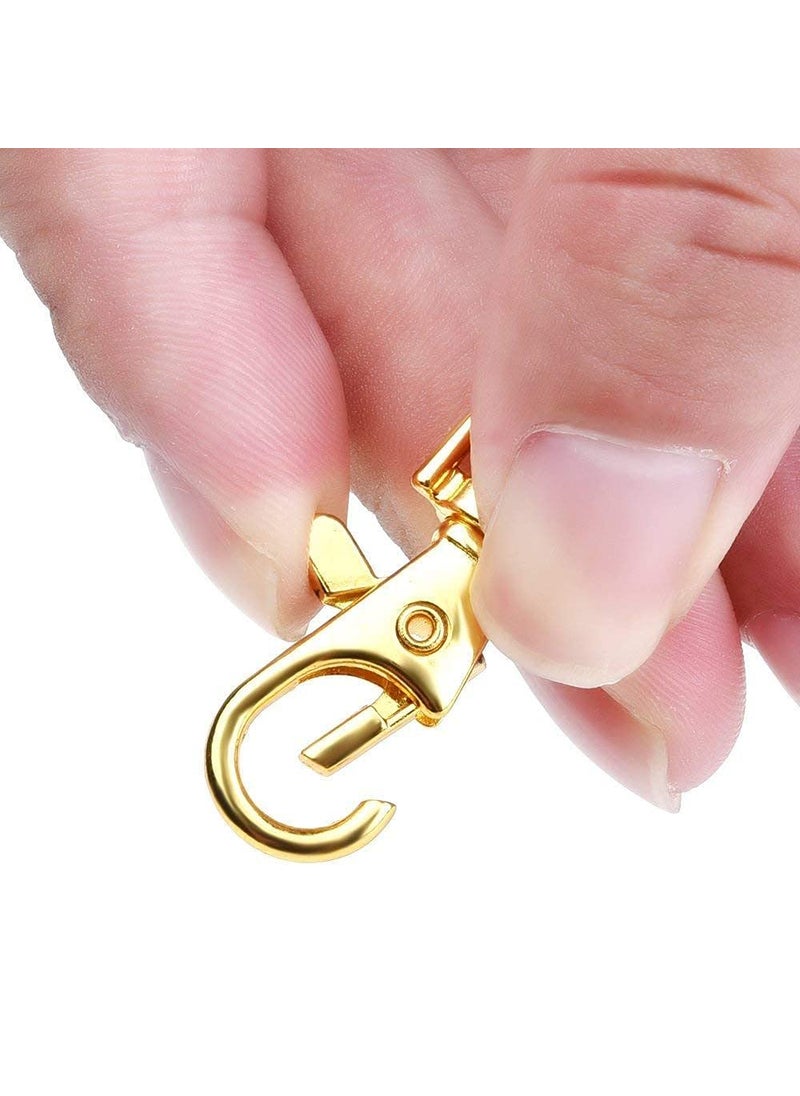 DIY Crafts Diy Crafts 13602 Rings for Keychain Lanyard Hanging Nail Files, Label Tags, Foldable Scissors, Keys & Other Small Things, Pack of 80, Gold (Multicolor)  - Image 4