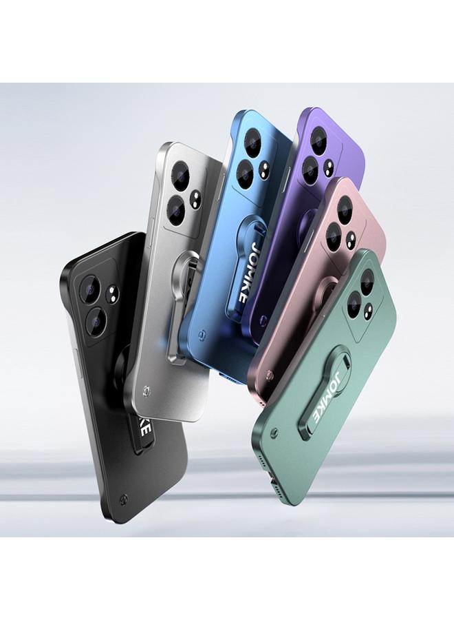 S-TOP Case For Realme GT Neo6 SE Baking Varnish 360 Rotate Holder No Frame PC Phone Case - Image 2