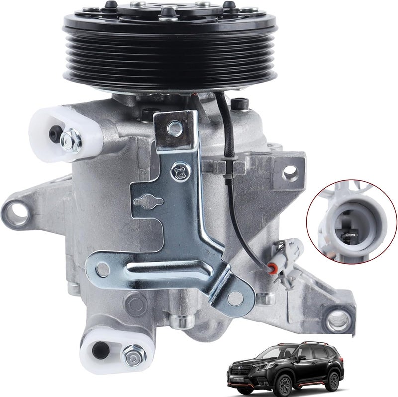 MUCO AC Compressor with A/C Clutch for Subaru Forester, Impreza, WRX, XV Crosstrek 2.0L, 2.5L Engines (2012-2020) - Image 2