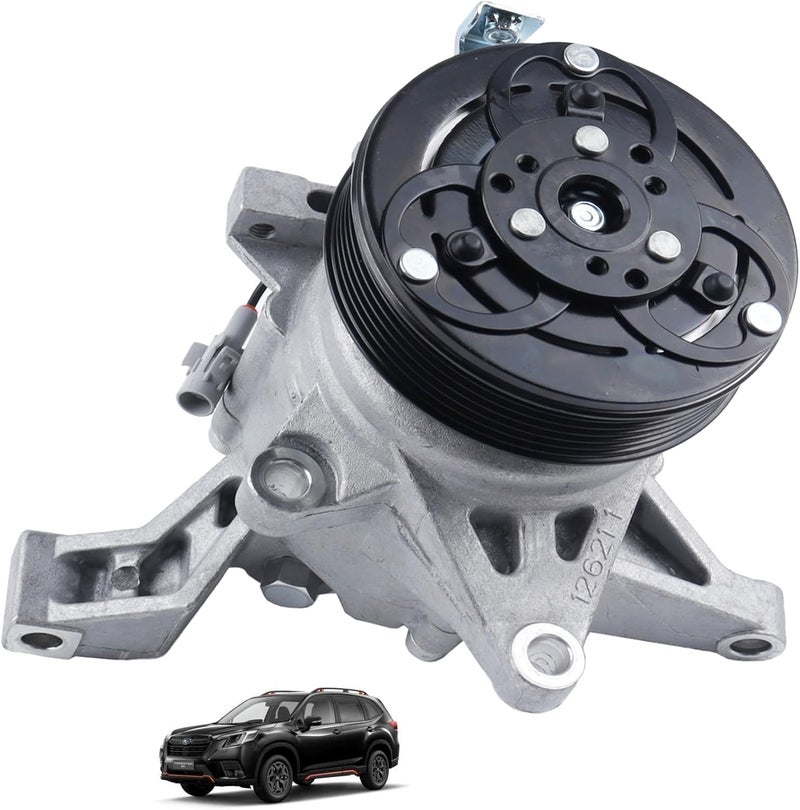 MUCO AC Compressor with A/C Clutch for Subaru Forester, Impreza, WRX, XV Crosstrek 2.0L, 2.5L Engines (2012-2020) - Image 1