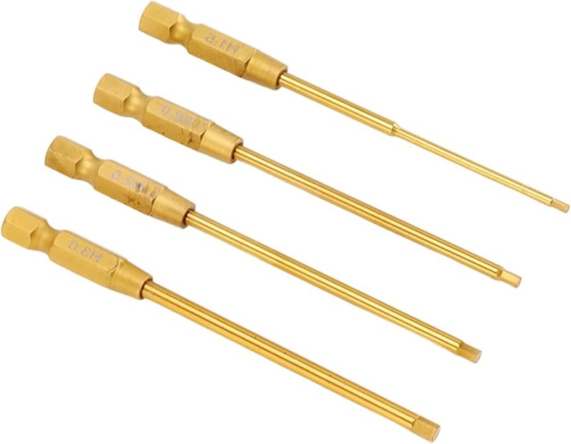 مجموعة مفكات براغي سداسية 4 في 1 من الفولاذ عالي السرعة لإصلاح سيارات RC والطائرات المروحية والطائرات بدون طيار والقوارب - Image 5