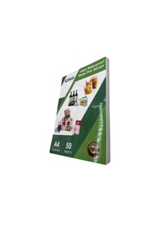 Kalon A4 110Gsm Matte Pvc Sticker inkjet waterproof 50 sheets Matte White Paper For Shipping Address Labels,  - Image 2